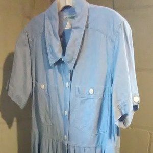 Vintage Denim dress by Smith & Hawken XS